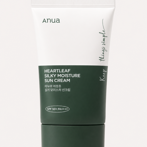 HEARTLEAF SILKY MOISTURE SUNCREAM 50ml